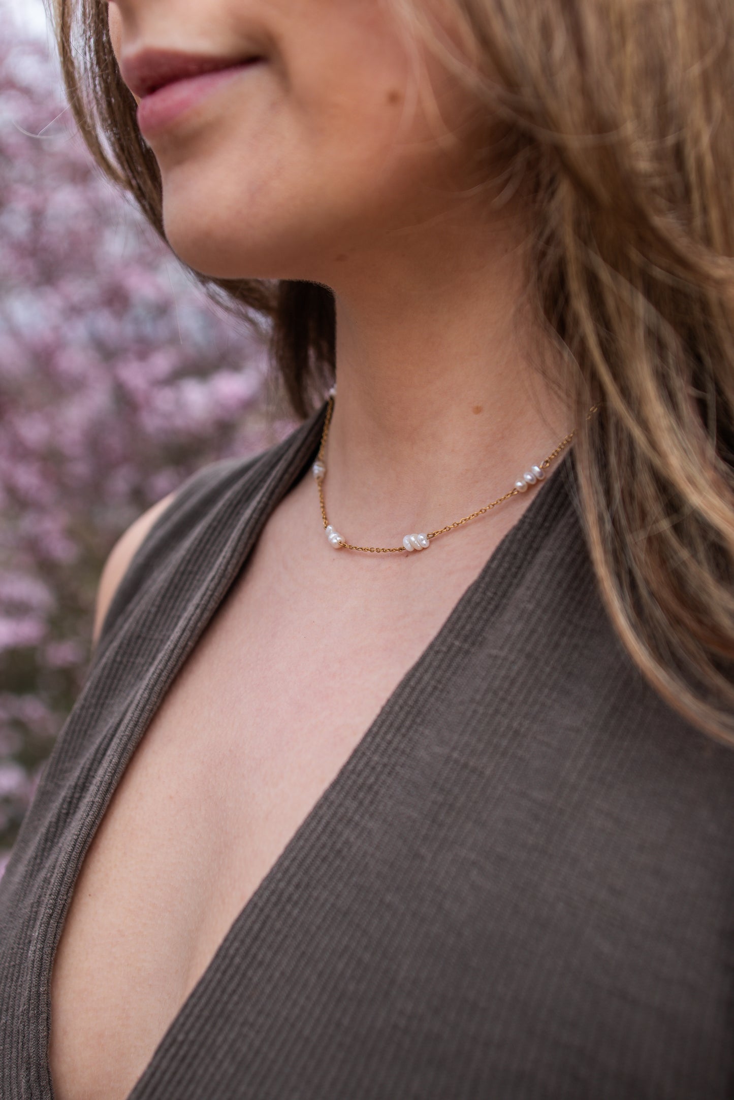 PEARL LINE Choker