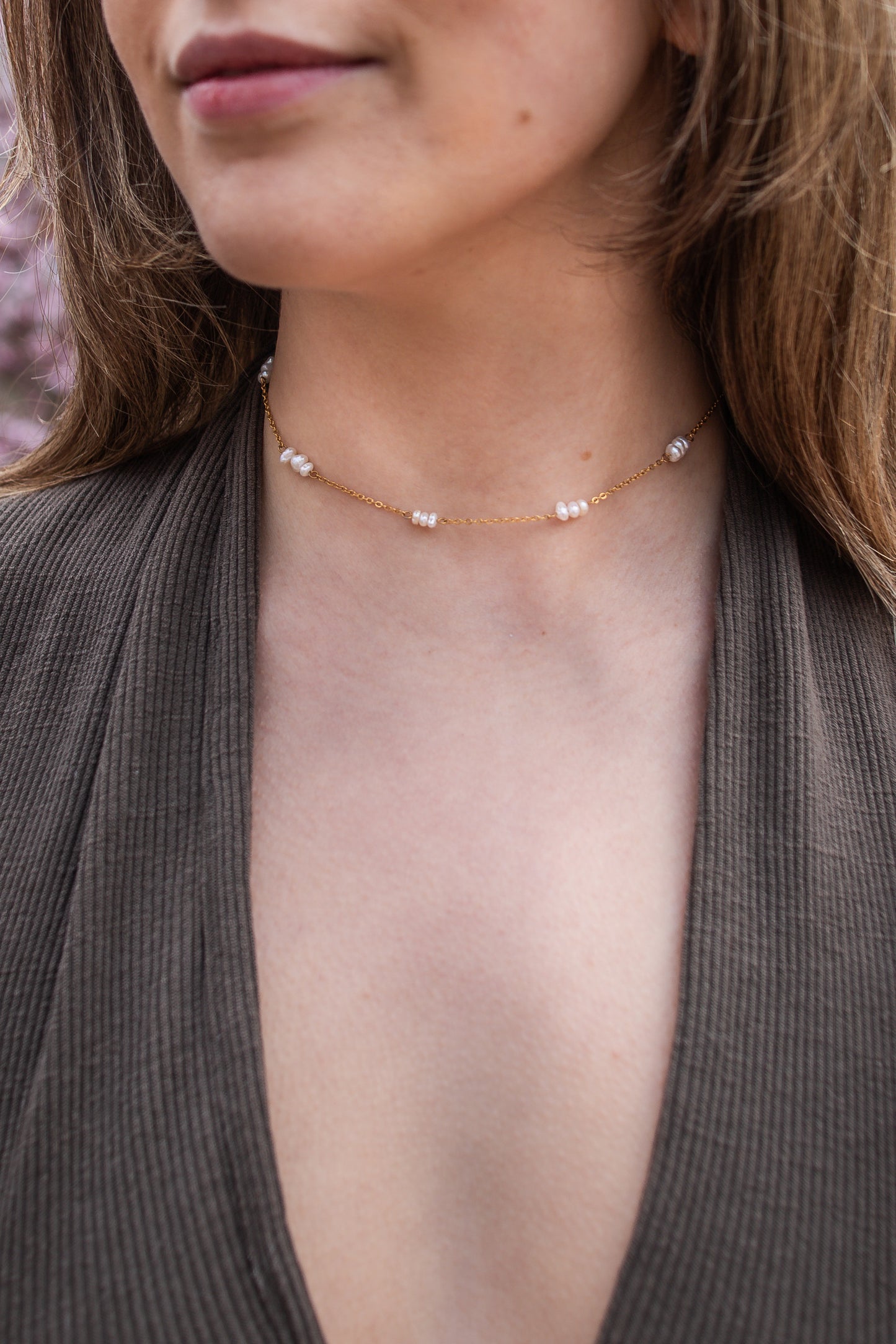 PEARL LINE Choker